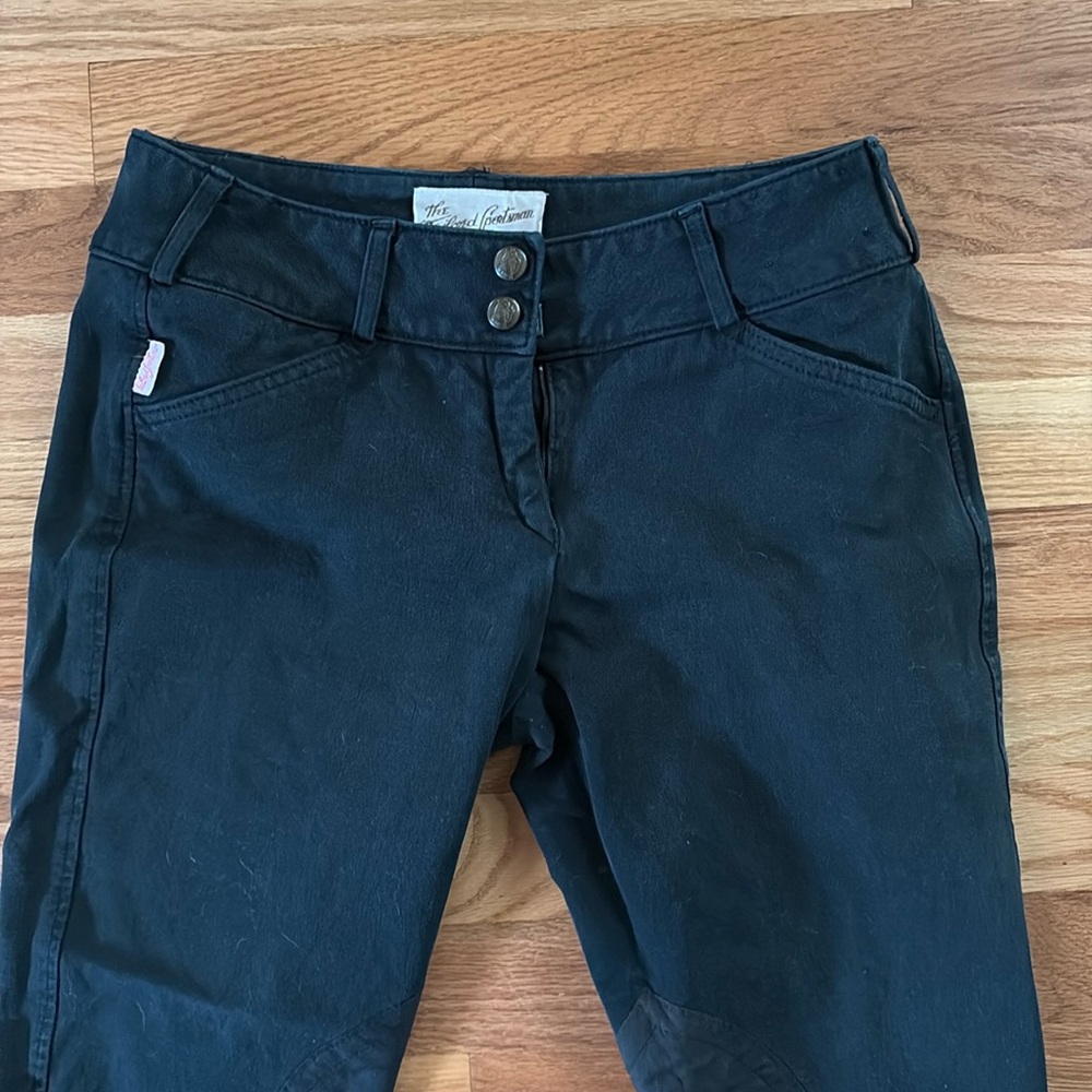 Tailored Sportsman Black Breeches